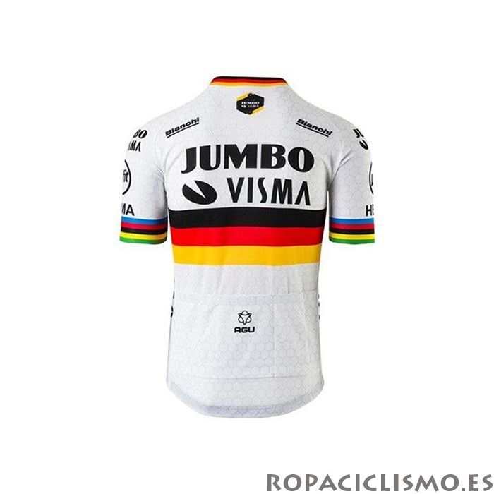 2020 Maillot Jumbo Visma Tirantes Mangas Cortas Campone Alemania
